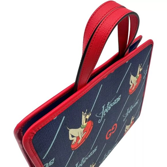 Authentic GUCCI x Jetsons Children Tote Bag 605614 Blue Canvas #36636221 - Picture 7 of 13